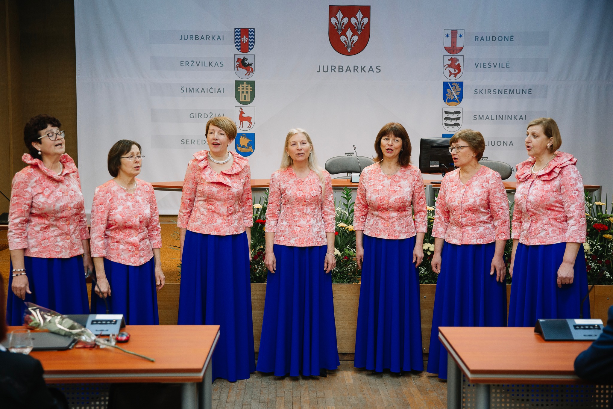  „Verdenės“ dainos skambėjo iškilmingame Jurbarko rajono savivaldybės tarybos posėdyje